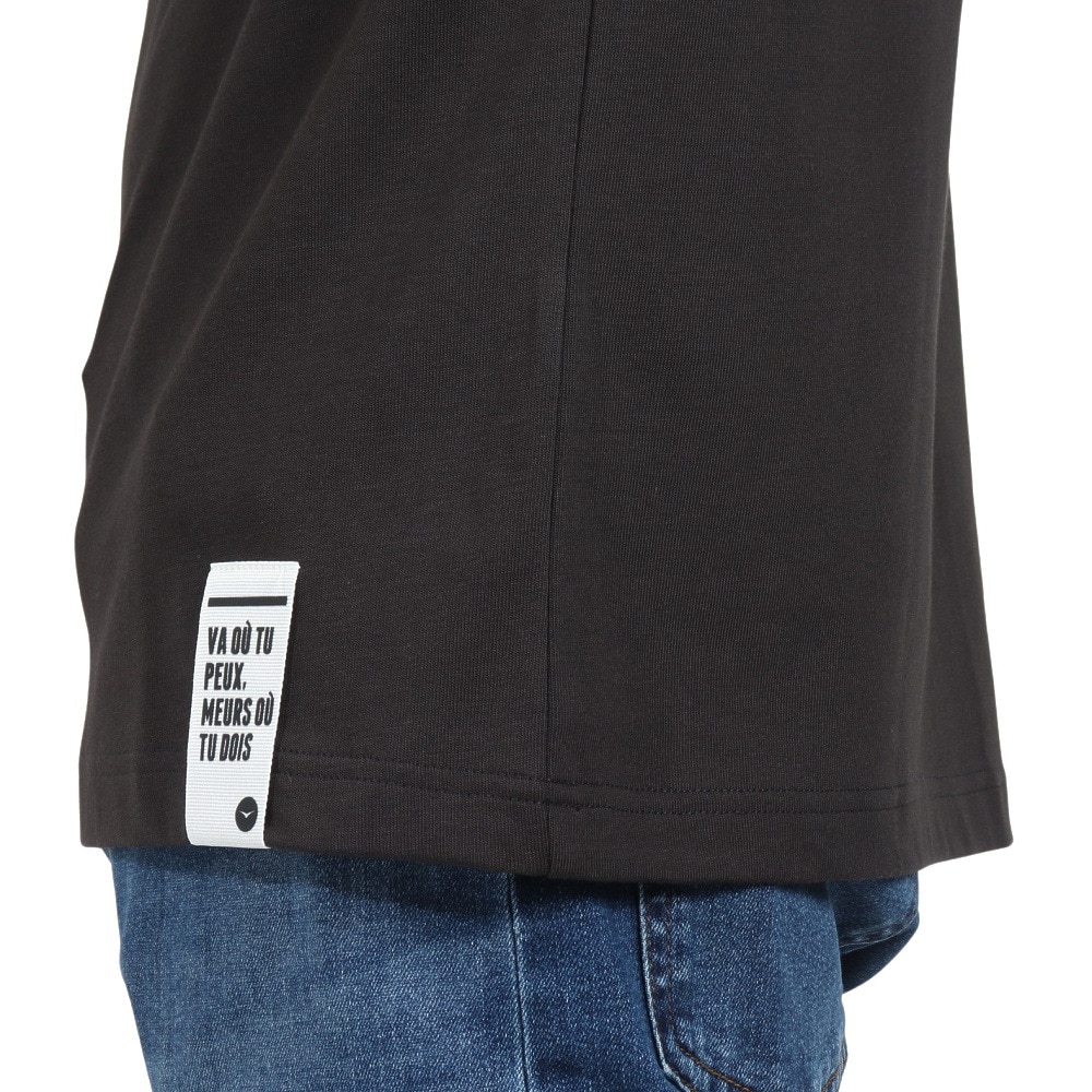 デュアリグ（DUARIG）（メンズ）クルーネック 長袖Tシャツ 4F0011-TRCT-863HD BLK