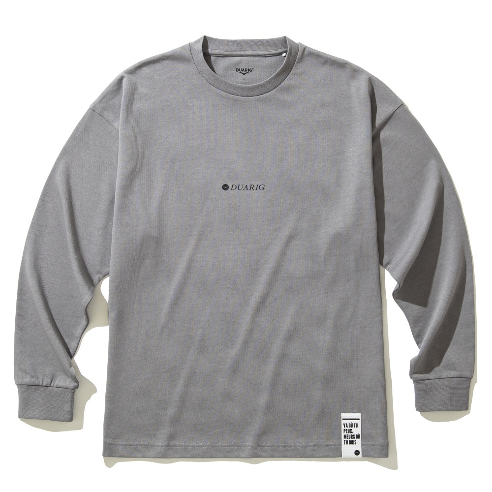 デュアリグ（DUARIG）（メンズ）クルーネック 長袖Tシャツ 4F0011-TRCT-863HD CGRY