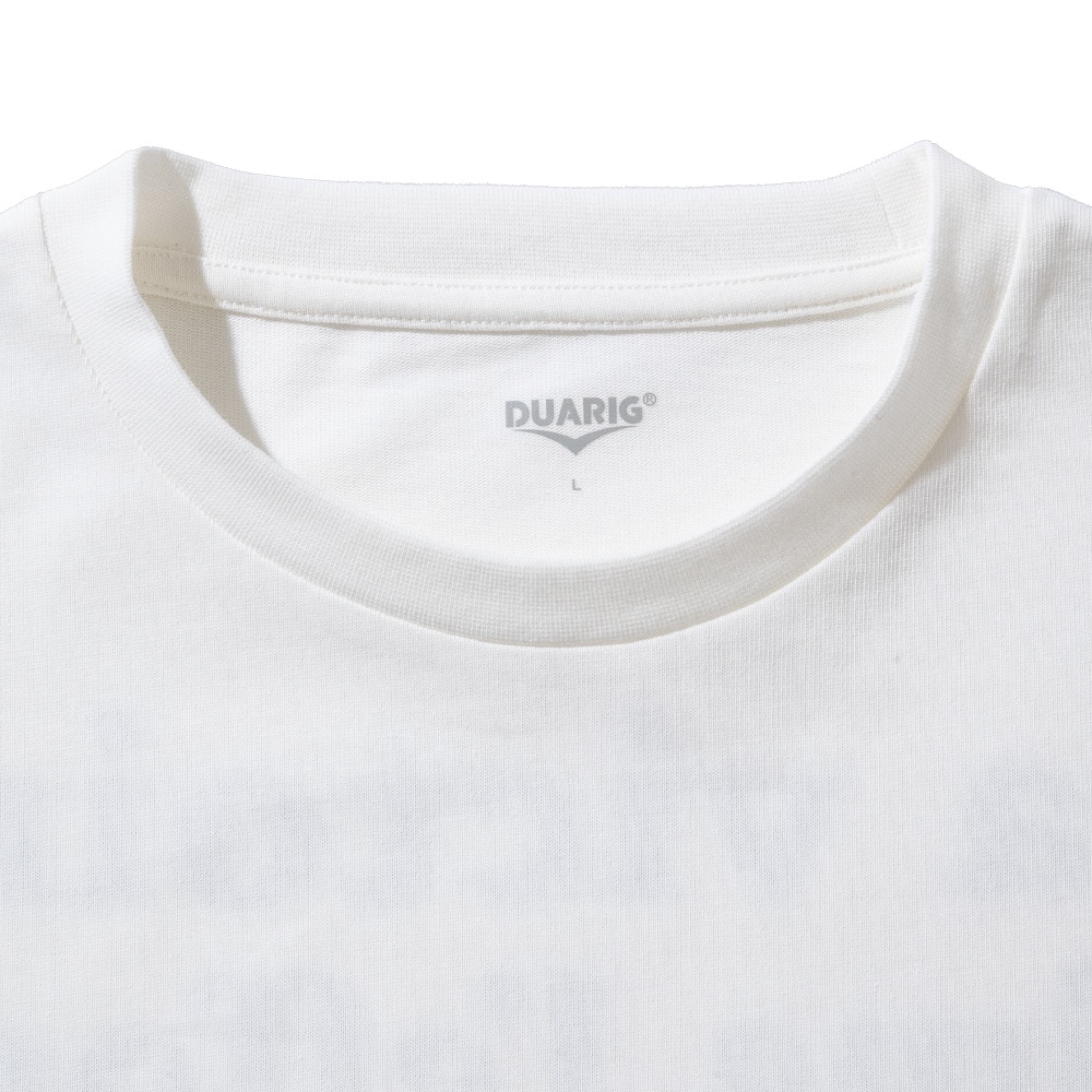 デュアリグ（DUARIG）（メンズ）クルーネック 長袖Tシャツ 4F0011-TRCT-863HD WHT