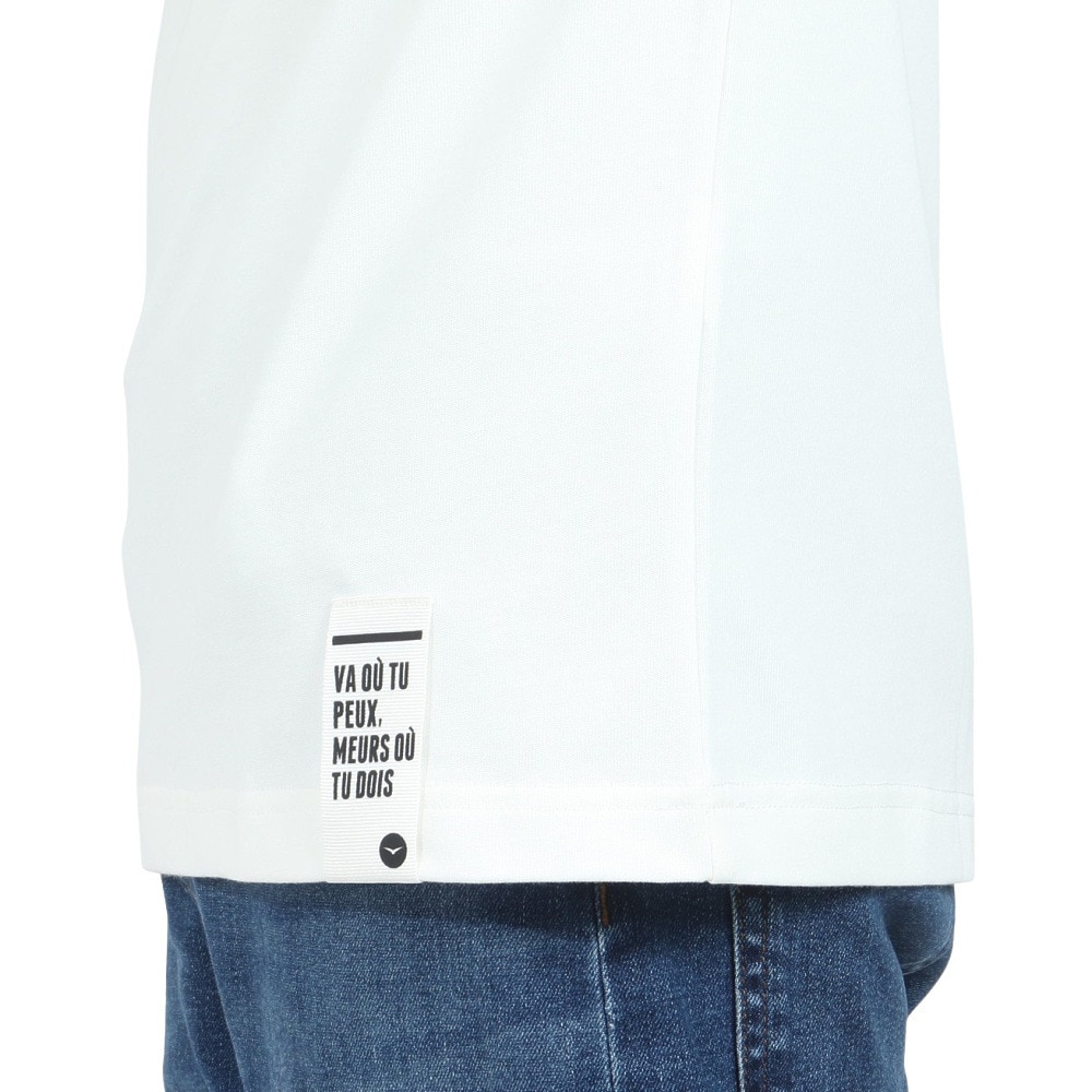 デュアリグ（DUARIG）（メンズ）クルーネック 長袖Tシャツ 4F0011-TRCT-863HD WHT