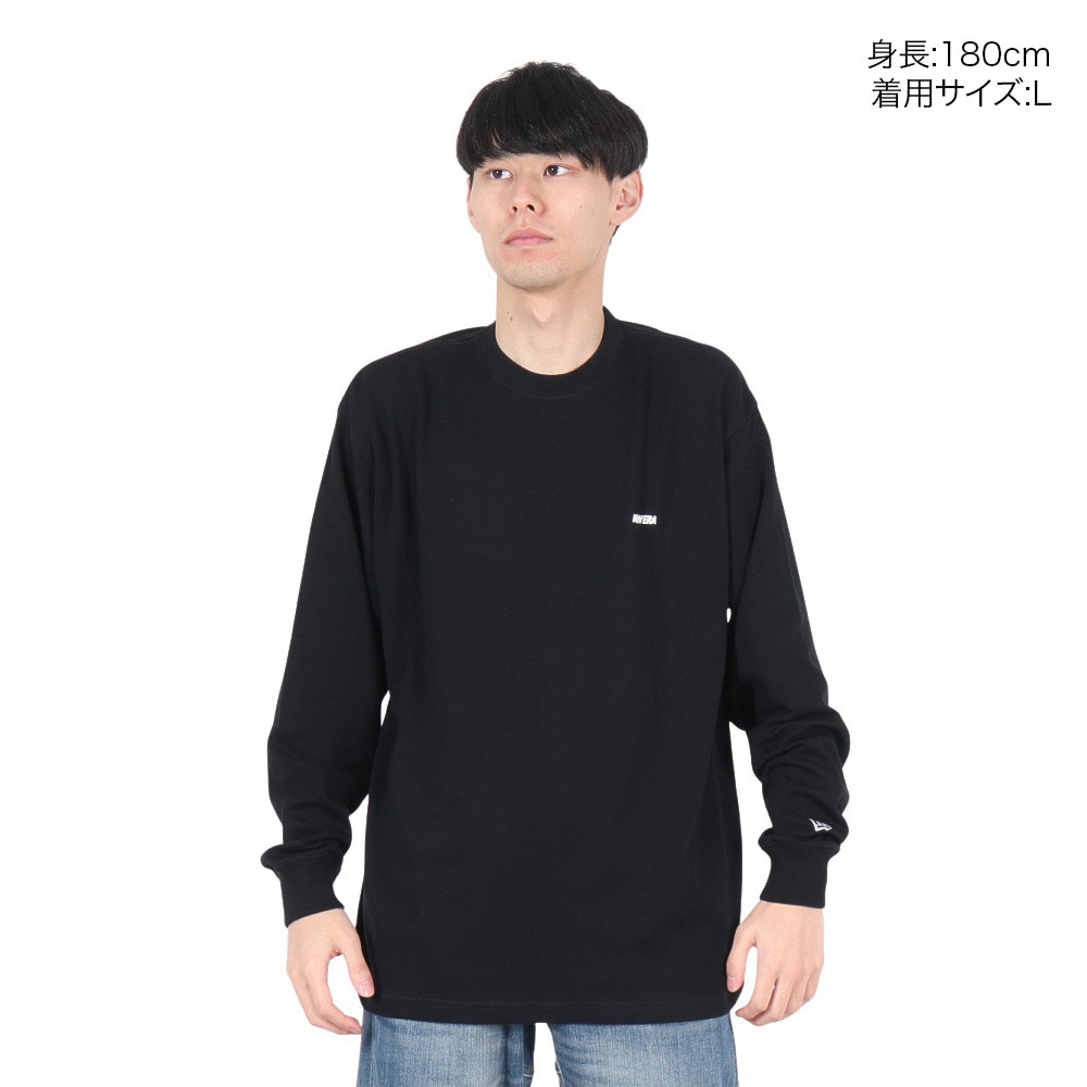 ニューエラ（NEW ERA）（メンズ、レディース）長袖 オーバーサイズド パフォーマンス Tシャツ Flag&Wordmark 14312833