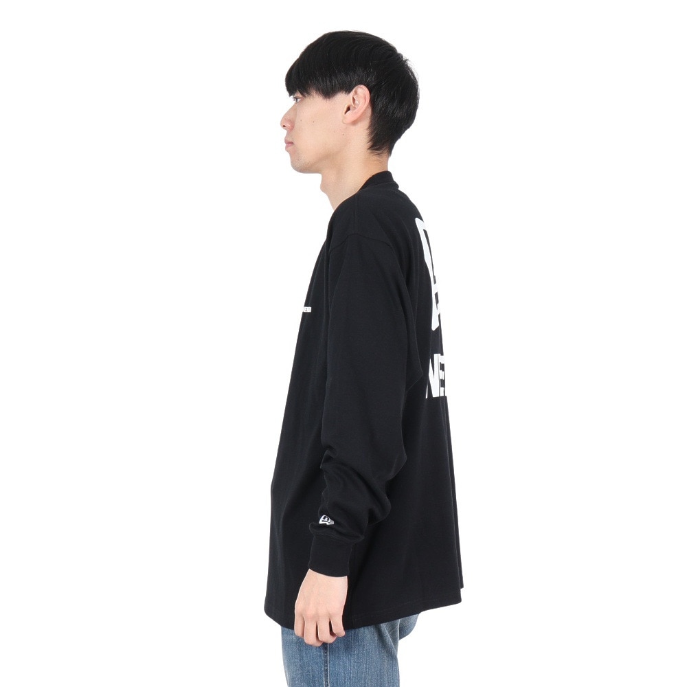 ニューエラ（NEW ERA）（メンズ、レディース）長袖 オーバーサイズド パフォーマンス Tシャツ Flag&Wordmark 14312833
