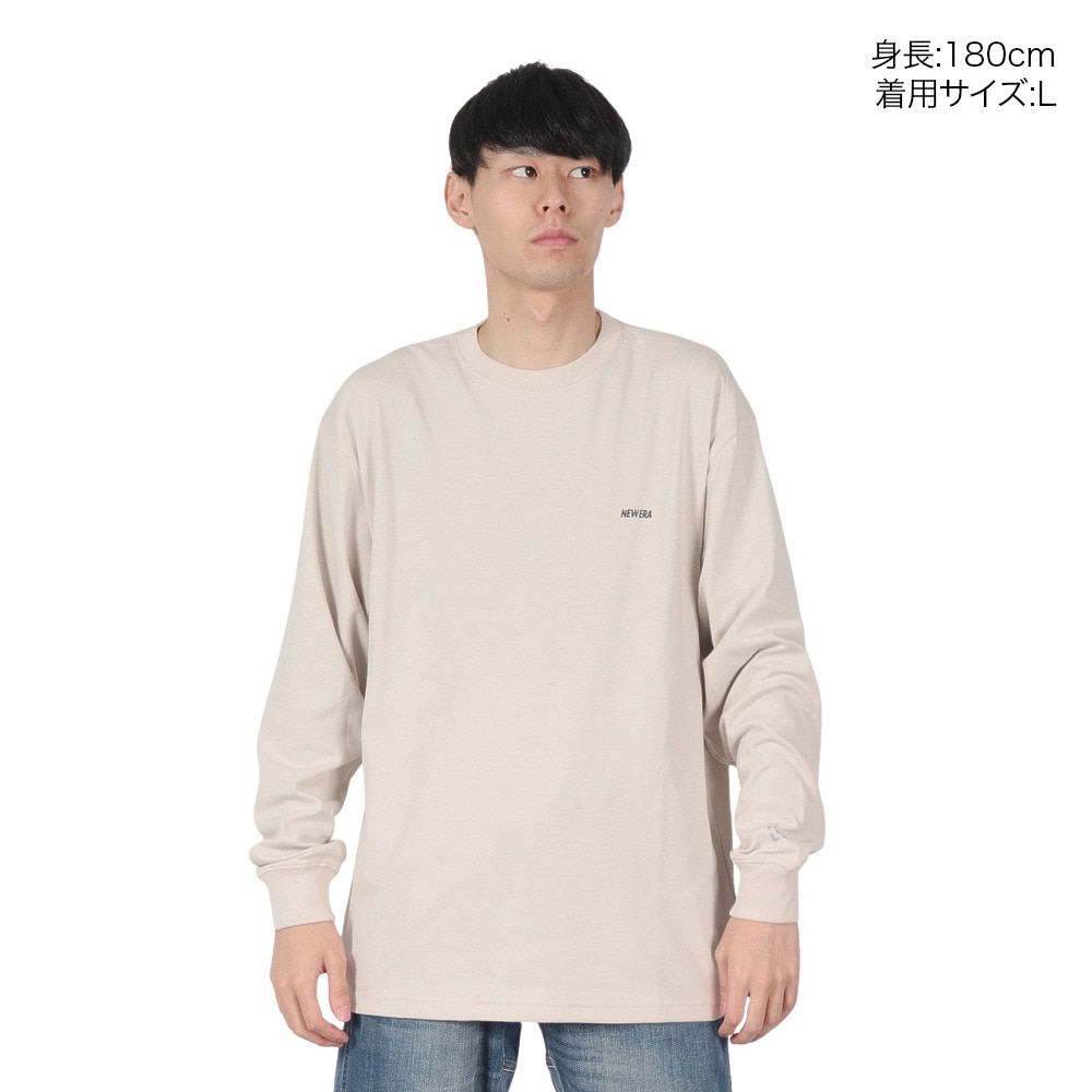ニューエラ（NEW ERA）（メンズ、レディース）長袖 オーバーサイズド パフォーマンス Tシャツ Flag&Wordmark 14312832