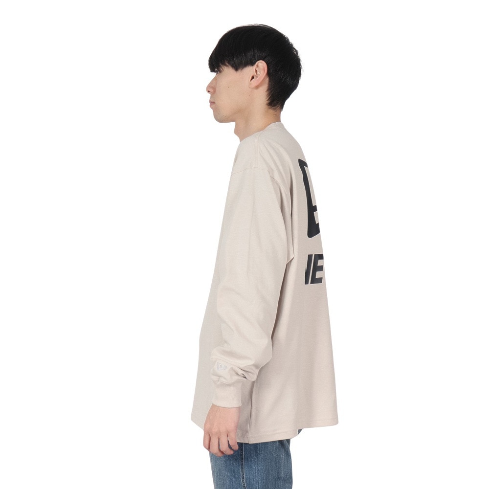 ニューエラ（NEW ERA）（メンズ、レディース）長袖 オーバーサイズド パフォーマンス Tシャツ Flag&Wordmark 14312832