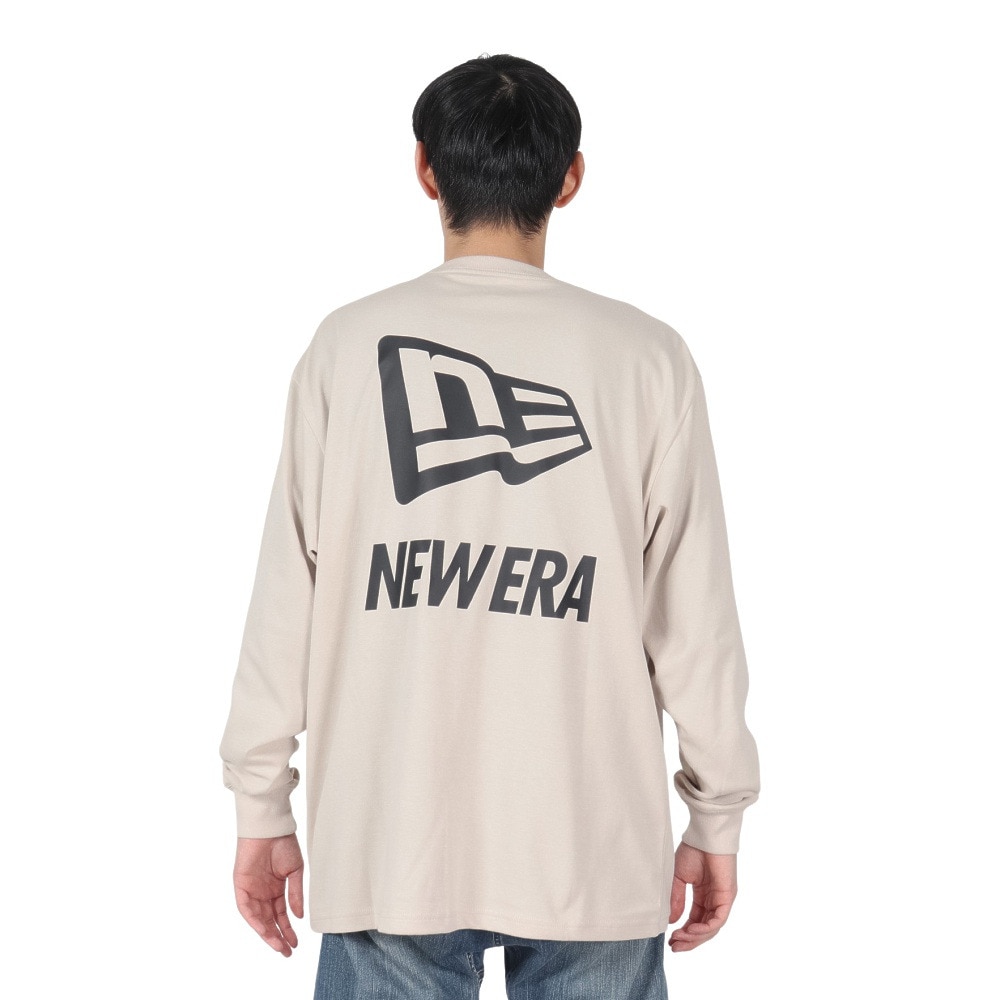 ニューエラ（NEW ERA）（メンズ、レディース）長袖 オーバーサイズド パフォーマンス Tシャツ Flag&Wordmark 14312832