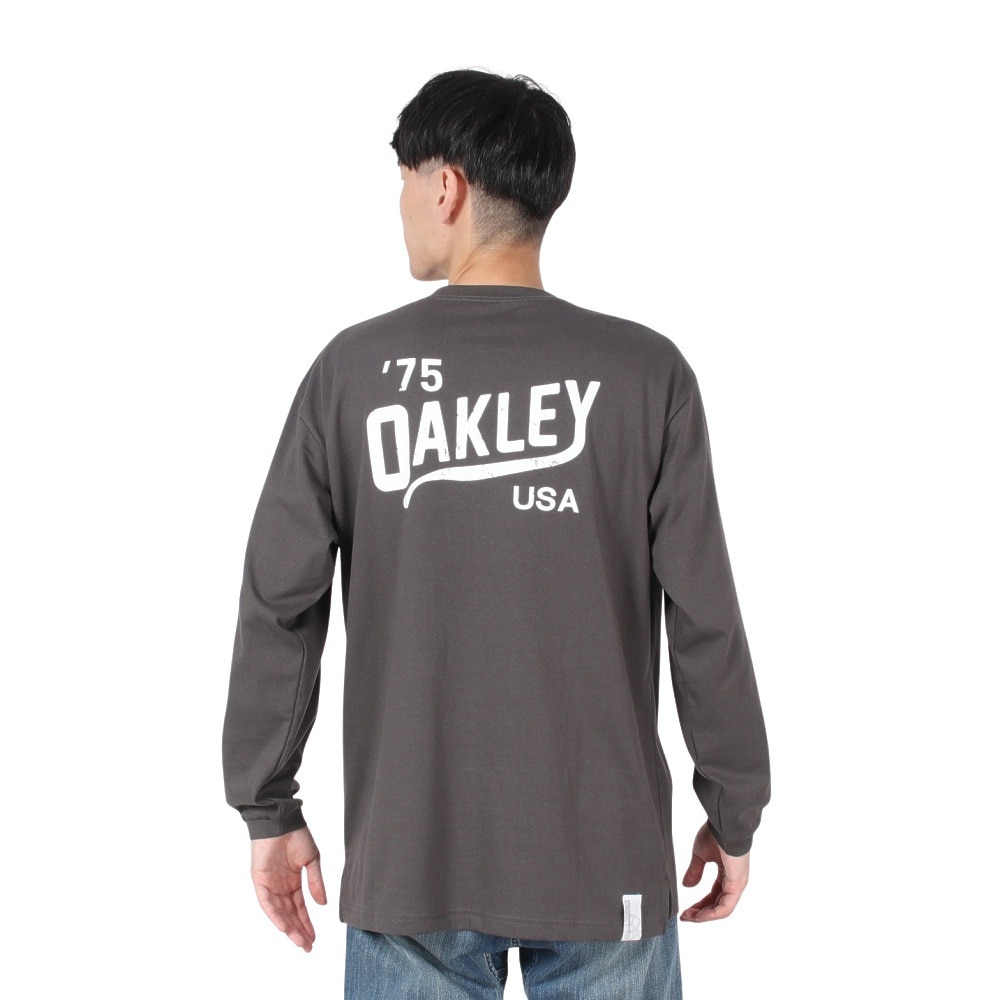 オークリー（OAKLEY）（メンズ）ESSEN 長袖Tシャツ CURVE FOA407332-22H