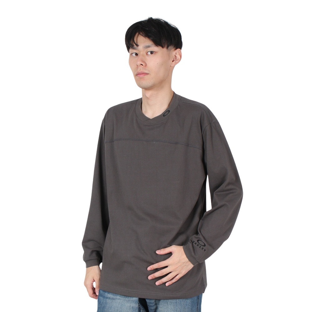 オークリー（OAKLEY）（メンズ）ESSEN 長袖Tシャツ CURVE FOA407332-22H