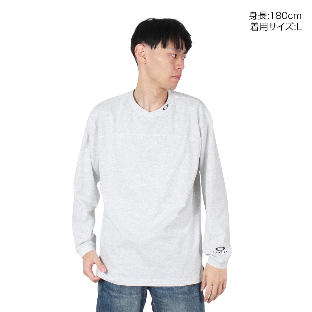 オークリー（OAKLEY）（メンズ）ESSEN 長袖Tシャツ CURVE FOA407332-28B