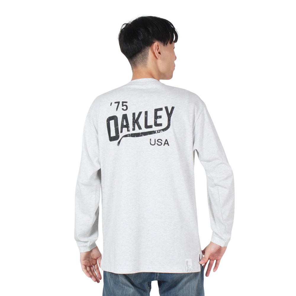 オークリー（OAKLEY）（メンズ）ESSEN 長袖Tシャツ CURVE FOA407332-28B