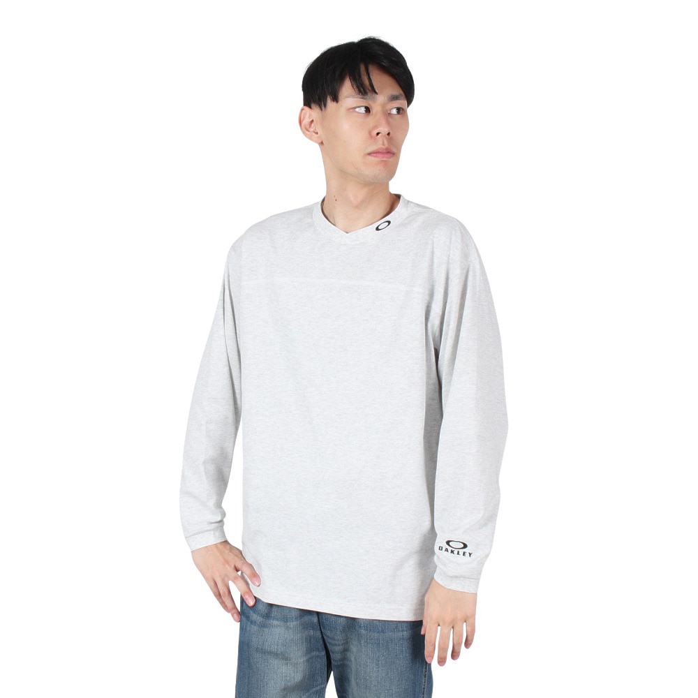 オークリー（OAKLEY）（メンズ）ESSEN 長袖Tシャツ CURVE FOA407332-28B
