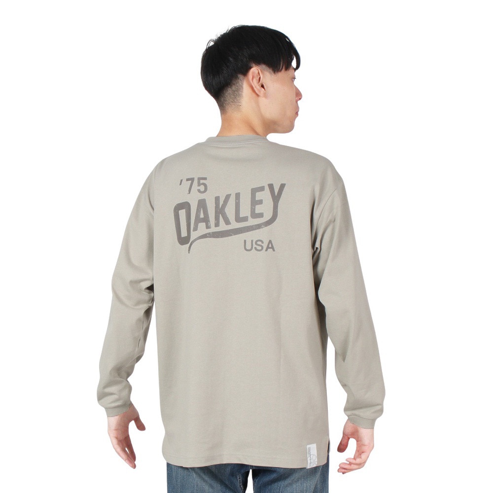 オークリー（OAKLEY）（メンズ）ESSEN 長袖Tシャツ CURVE FOA407332-89C