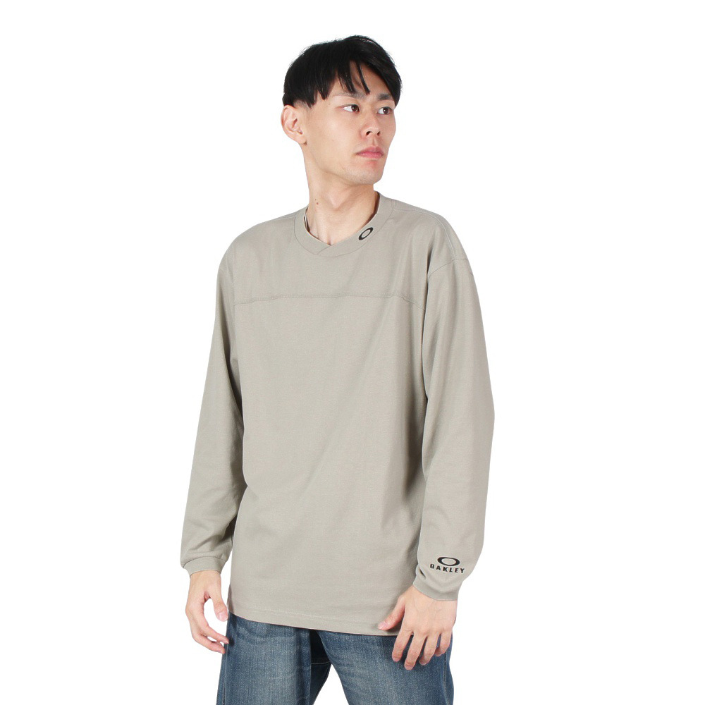 オークリー（OAKLEY）（メンズ）ESSEN 長袖Tシャツ CURVE FOA407332-89C