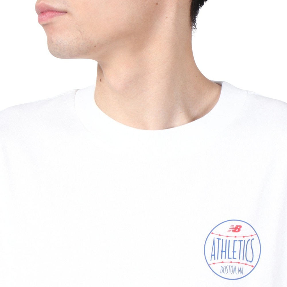 ニューバランス（new balance）（メンズ）ダイアモンド ロングスリーブTシャツ MT43949WT
