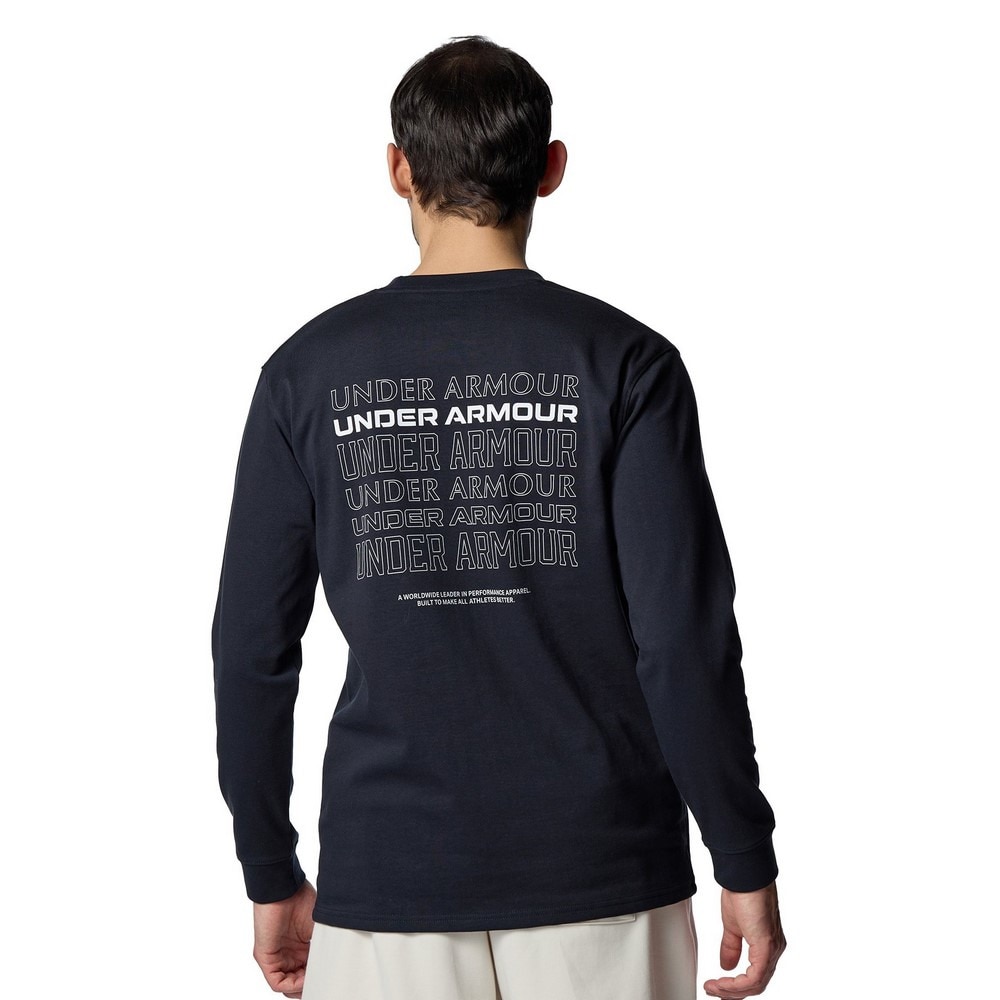 アンダーアーマー（UNDER ARMOUR）（メンズ）ヘビーウエイト グラフィック ロングスリーブTシャツ 6003082 002