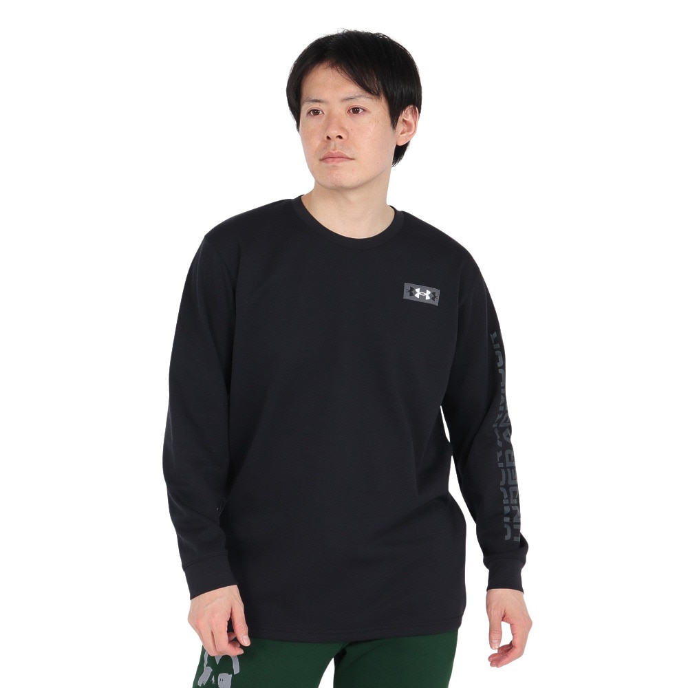 アンダーアーマー（UNDER ARMOUR）（メンズ）ヘビーウエイト アンプリファイ ノベルティ ロゴ 半袖Tシャツ 6003579 001