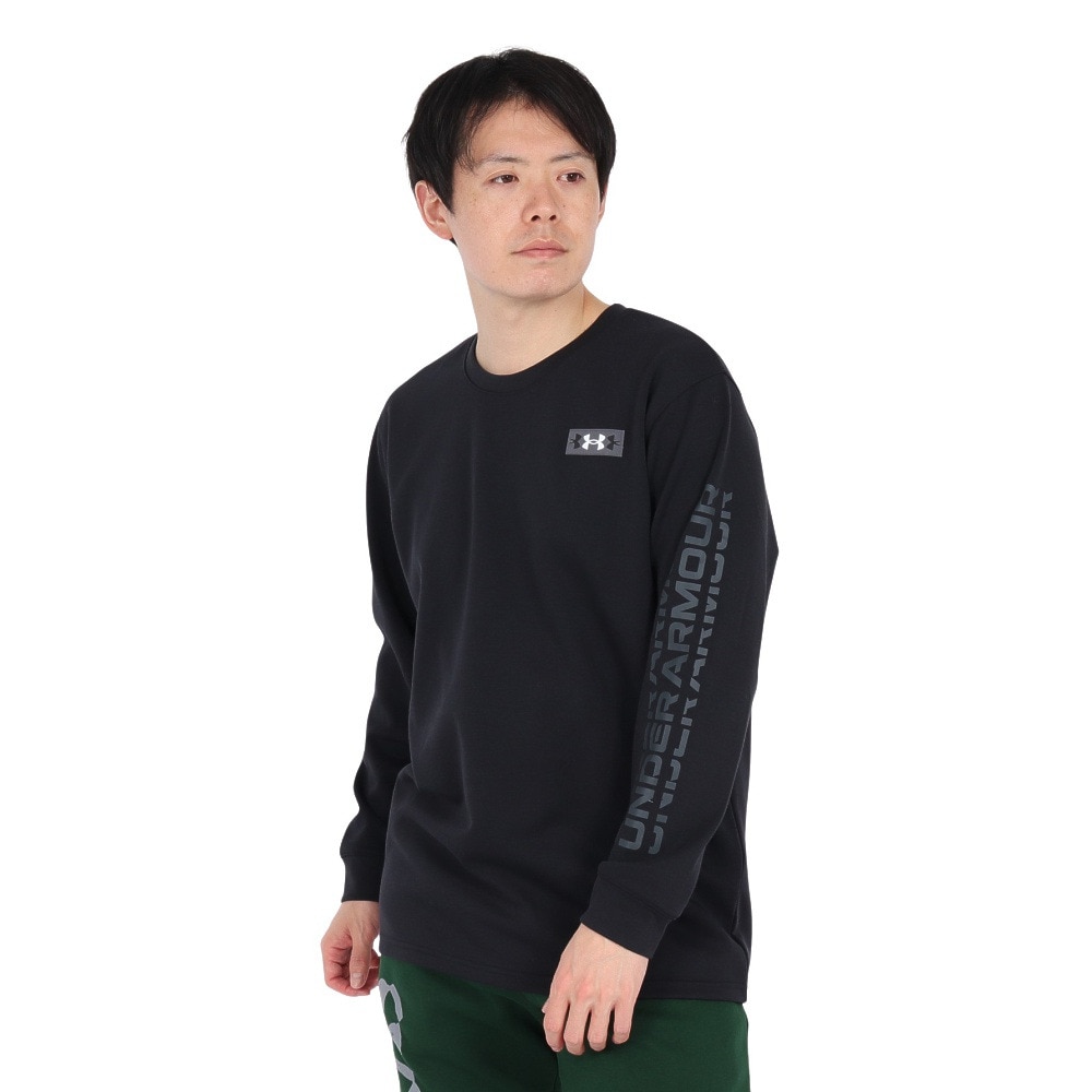 アンダーアーマー（UNDER ARMOUR）（メンズ）ヘビーウエイト アンプリファイ ノベルティ ロゴ 半袖Tシャツ 6003579 001