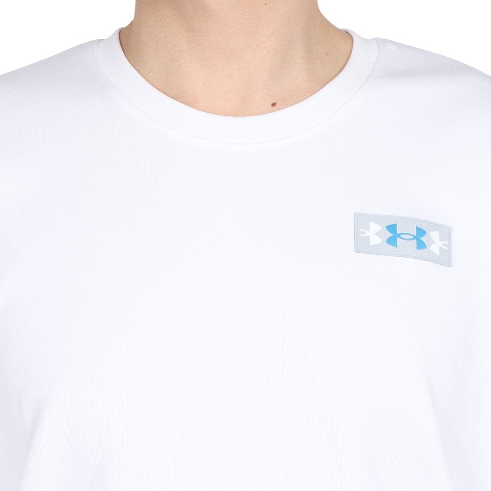 アンダーアーマー（UNDER ARMOUR）（メンズ）ヘビーウエイト アンプリファイ ノベルティ ロゴ 半袖Tシャツ 6003579 100