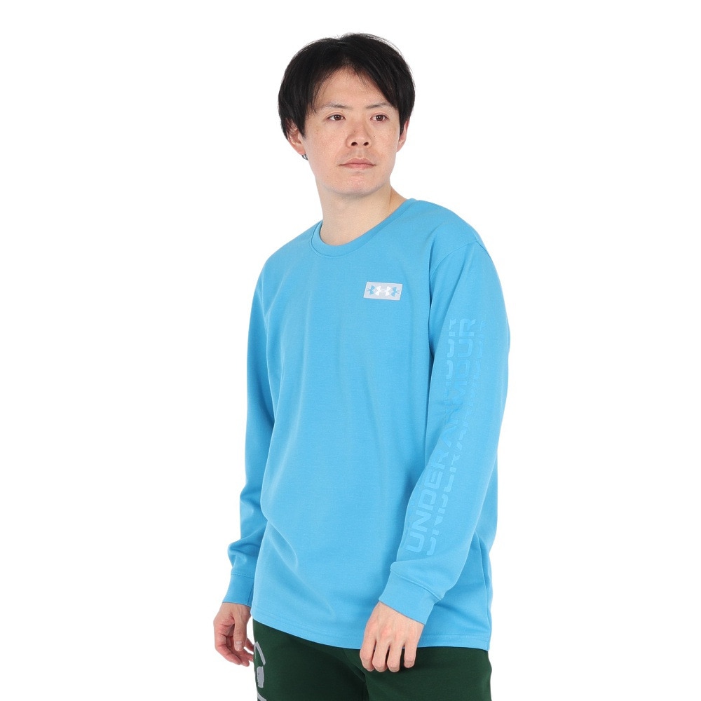 アンダーアーマー（UNDER ARMOUR）（メンズ）ヘビーウエイト アンプリファイ ノベルティ ロゴ 半袖Tシャツ 6003579 452