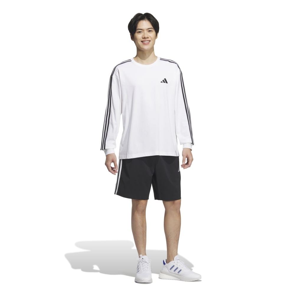 アディダス（adidas）（メンズ）ワーディング パック ルーズフィット ヘビーシングルジャージー 長袖Tシャツ JUP88-JW6937