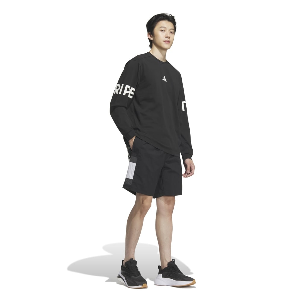 アディダス（adidas）（メンズ）ワーディング パック ルーズフィット ヘビーシングルジャージー 長袖Tシャツ KQD24-JM2076