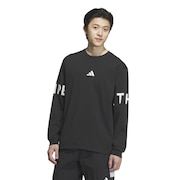 (メンズ)ワーディング パック ルーズフィット ヘビーシングルジャージー 長袖Tシャツ KQD24-JM2076