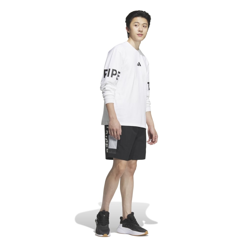 アディダス（adidas）（メンズ）ワーディング パック ルーズフィット ヘビーシングルジャージー 長袖Tシャツ KQD24-JM2077