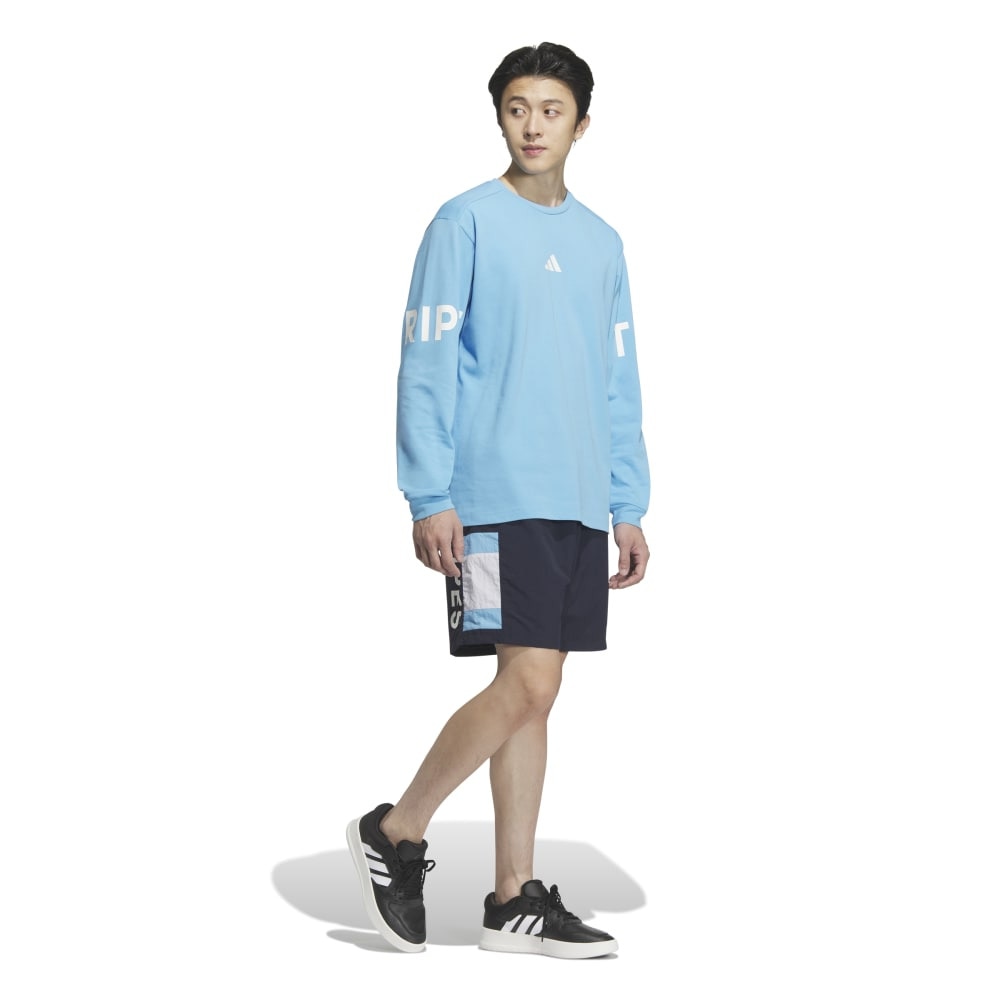 アディダス（adidas）（メンズ）ワーディング パック ルーズフィット ヘビーシングルジャージー 長袖Tシャツ KQD24-JM2078