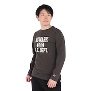 (メンズ)BA COLLEGE GR ロングスリーブTシャツ C3-B410 055
