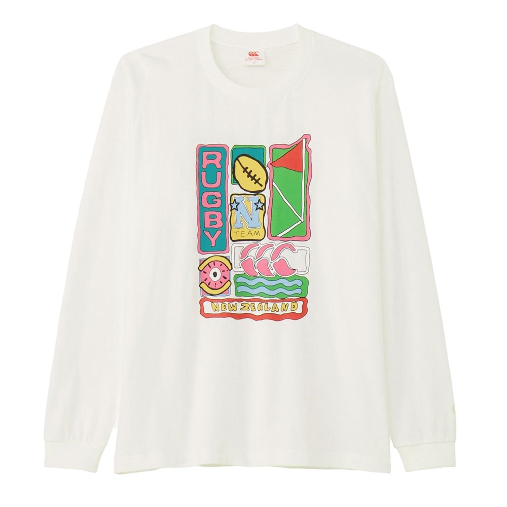 カンタベリー ロングスリーブ Tシャツ RA425120 11 M 10 アウトドア