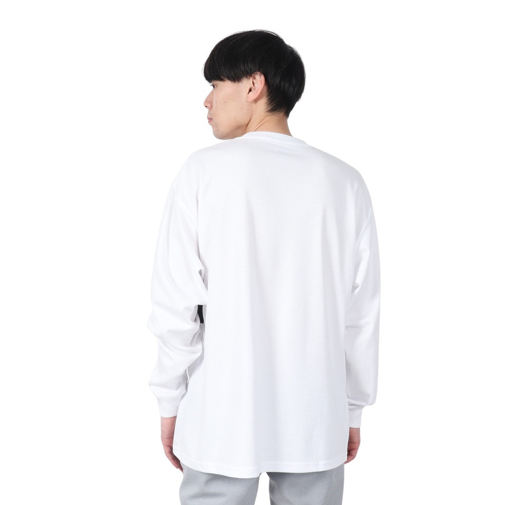 ニューエラ（NEW ERA）（メンズ、レディース）オーバーサイズド パフォーマンス長袖Tシャツ Wordmark Logo 14410183