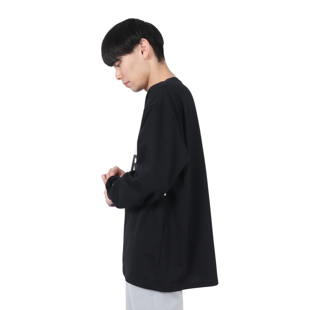 ニューエラ（NEW ERA）（メンズ、レディース）オーバーサイズド パフォーマンス長袖Tシャツ Wordmark Logo 14410184