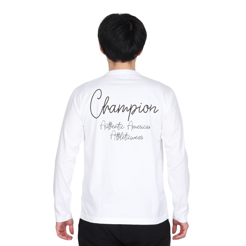チャンピオン-ヘリテイジ（CHAMPION-HERITAGE）（メンズ）BA HANDWRITTEN GR 長袖Tシャツ C3-B408 010