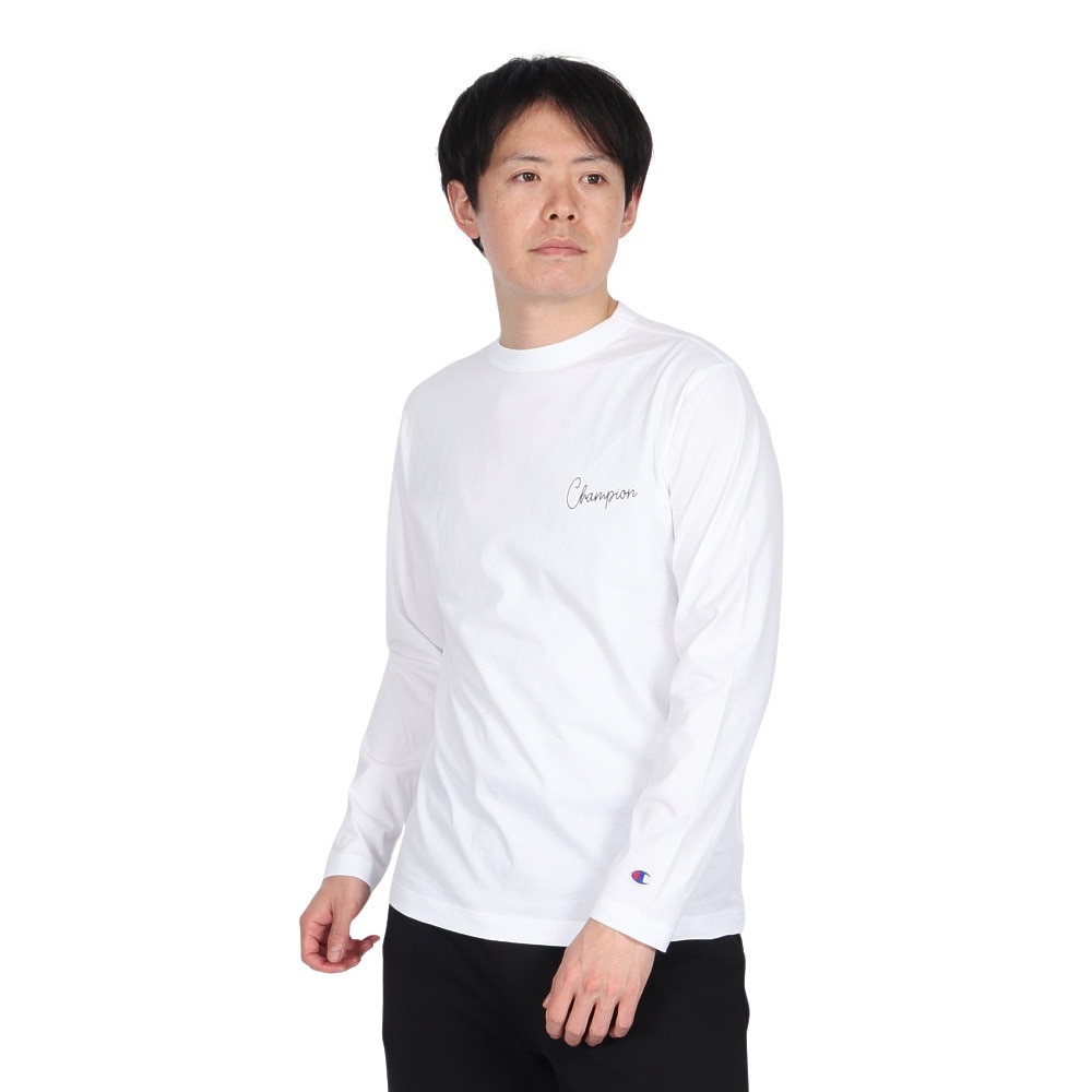 チャンピオン-ヘリテイジ（CHAMPION-HERITAGE）（メンズ）BA HANDWRITTEN GR 長袖Tシャツ C3-B408 010