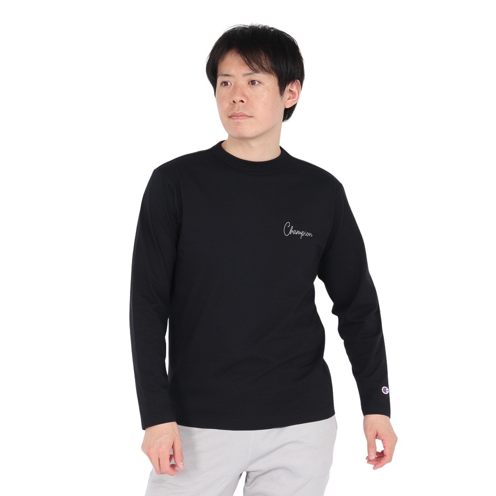 チャンピオン-ヘリテイジ（CHAMPION-HERITAGE）（メンズ）BA HANDWRITTEN GR 長袖Tシャツ C3-B408 090