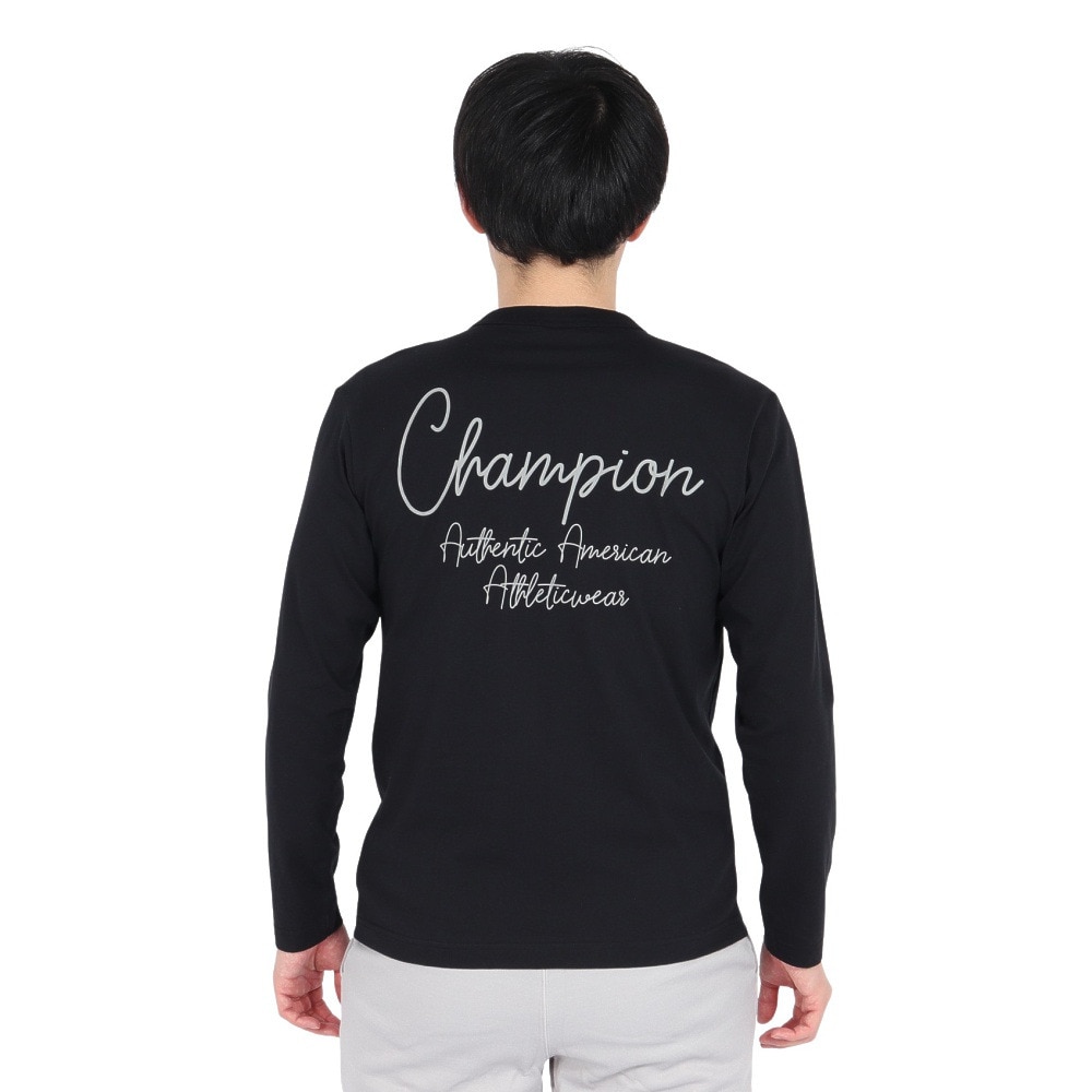 チャンピオン-ヘリテイジ（CHAMPION-HERITAGE）（メンズ）BA HANDWRITTEN GR 長袖Tシャツ C3-B408 090