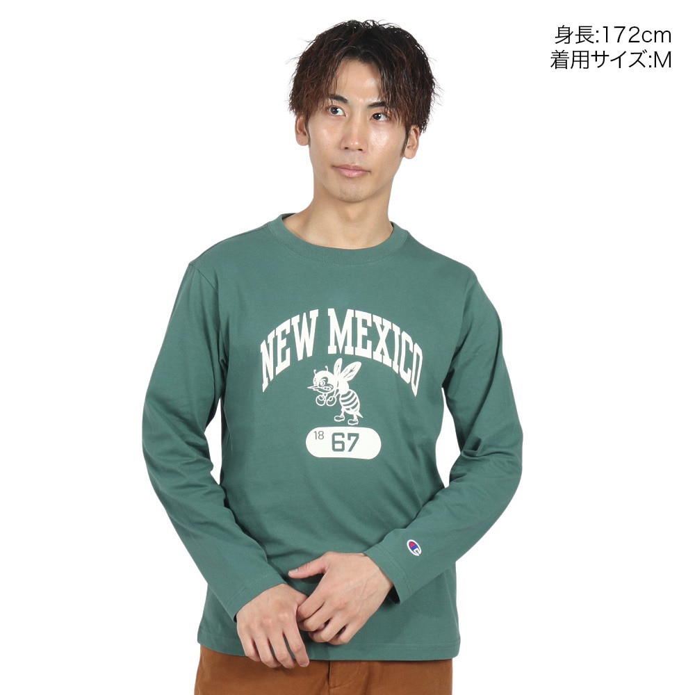 チャンピオン-ヘリテイジ（CHAMPION-HERITAGE）（メンズ）BA カレッジ GR ロゴ 長袖Tシャツ C3-B410 560