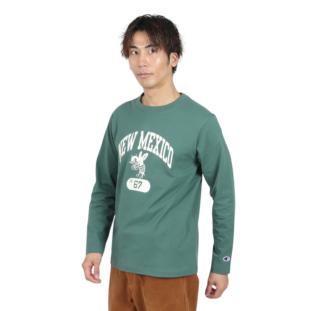 チャンピオン-ヘリテイジ（CHAMPION-HERITAGE）（メンズ）BA カレッジ GR ロゴ 長袖Tシャツ C3-B410 560