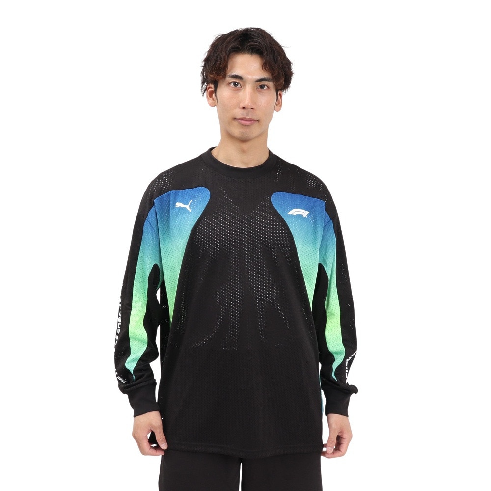 プーマ（PUMA）（メンズ）F1 オーバーサイズ 長袖Tシャツ 631642 01 WHT