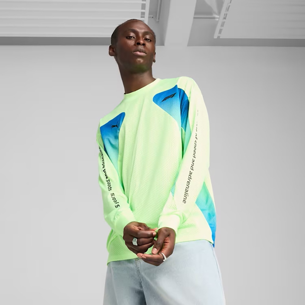 プーマ（PUMA）（メンズ）F1 オーバーサイズ 長袖 Tシャツ 631642 14 FGRN
