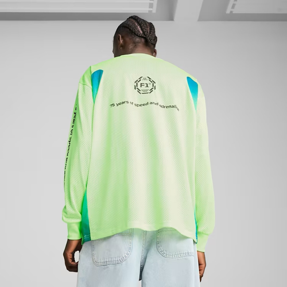 プーマ（PUMA）（メンズ）F1 オーバーサイズ 長袖 Tシャツ 631642 14 FGRN
