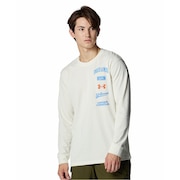 (メンズ)ヘビーウエイト グラフィック ロングスリーブ Tシャツ 6010348 114