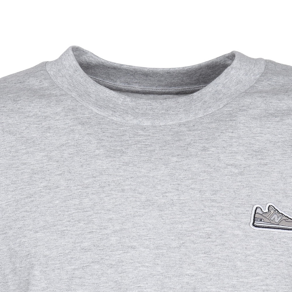 ニューバランス（new balance）（メンズ）574シューパッチ長袖Tシャツ MT53810AG