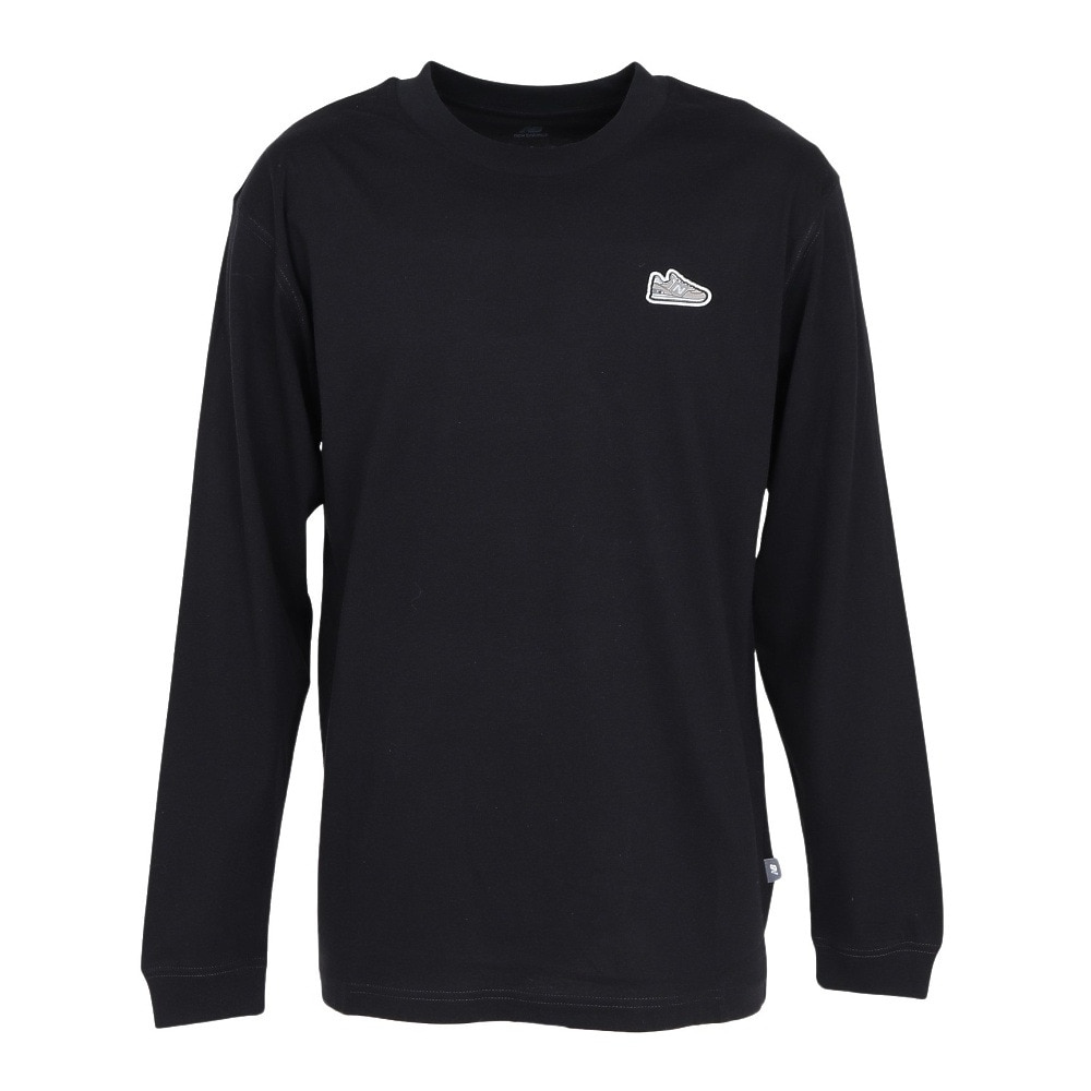 ニューバランス（new balance）（メンズ）574シューパッチ長袖Tシャツ MT53810BK
