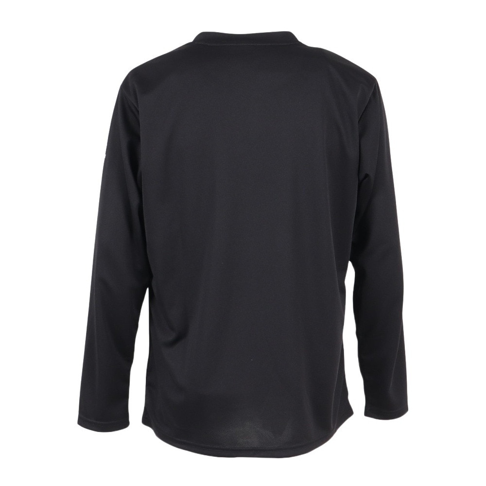 デサント（DESCENTE）（メンズ）ドライメッシュ ビックロゴ長袖シャツ ST5FLT00M BK00