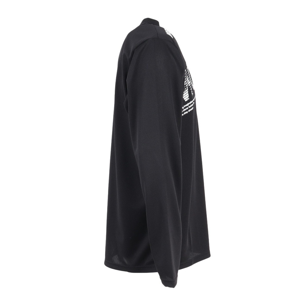 デサント（DESCENTE）（メンズ）ドライメッシュ ビックロゴ長袖シャツ ST5FLT00M BK00
