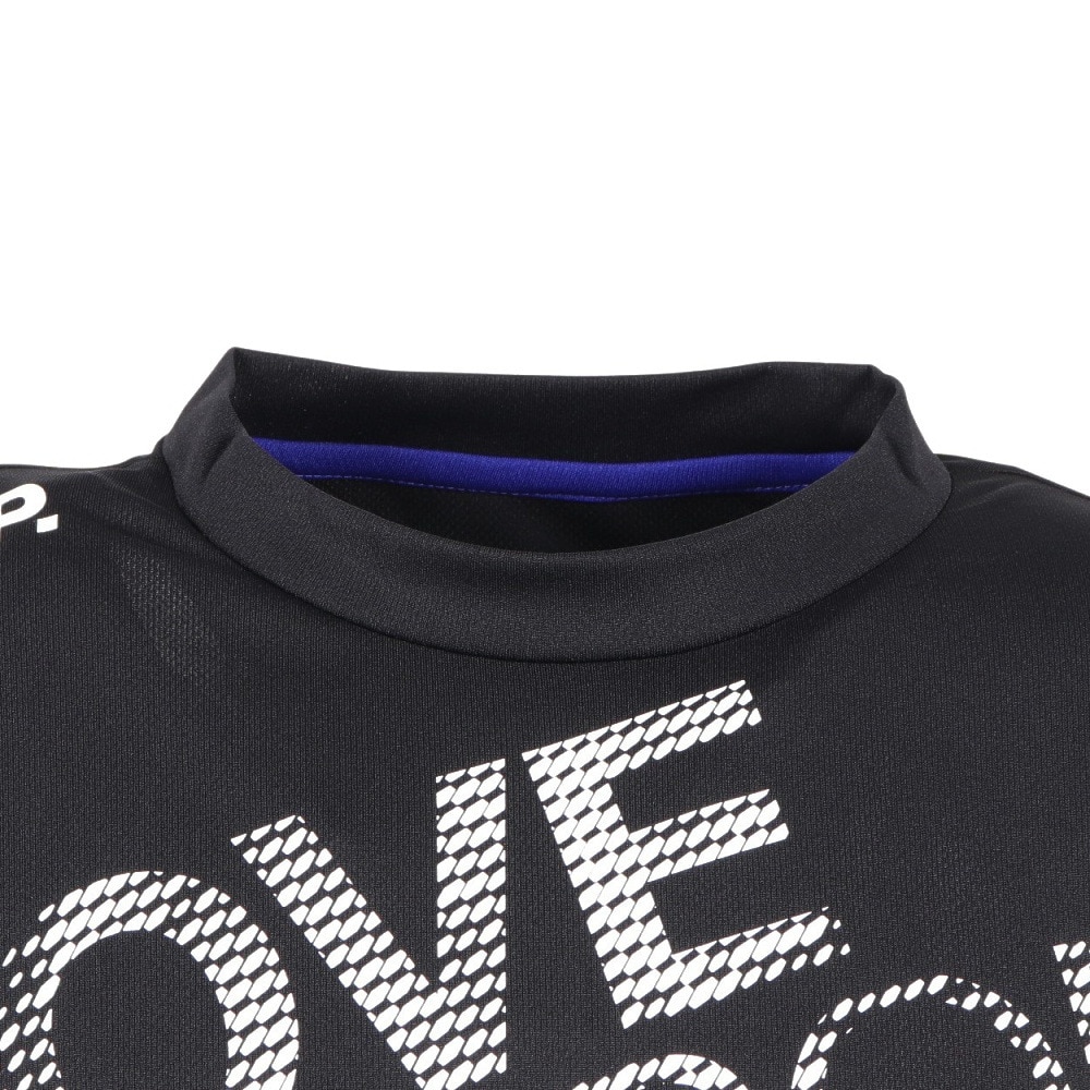 デサント（DESCENTE）（メンズ）ドライメッシュ ビックロゴ長袖シャツ ST5FLT00M BK00