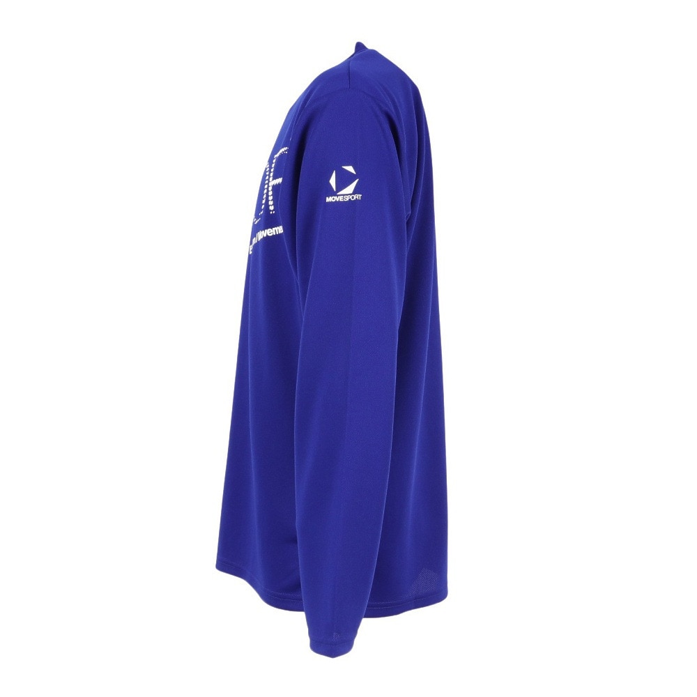 デサント（DESCENTE）（メンズ）ドライメッシュ ビックロゴ長袖シャツ ST5FLT00M BL00