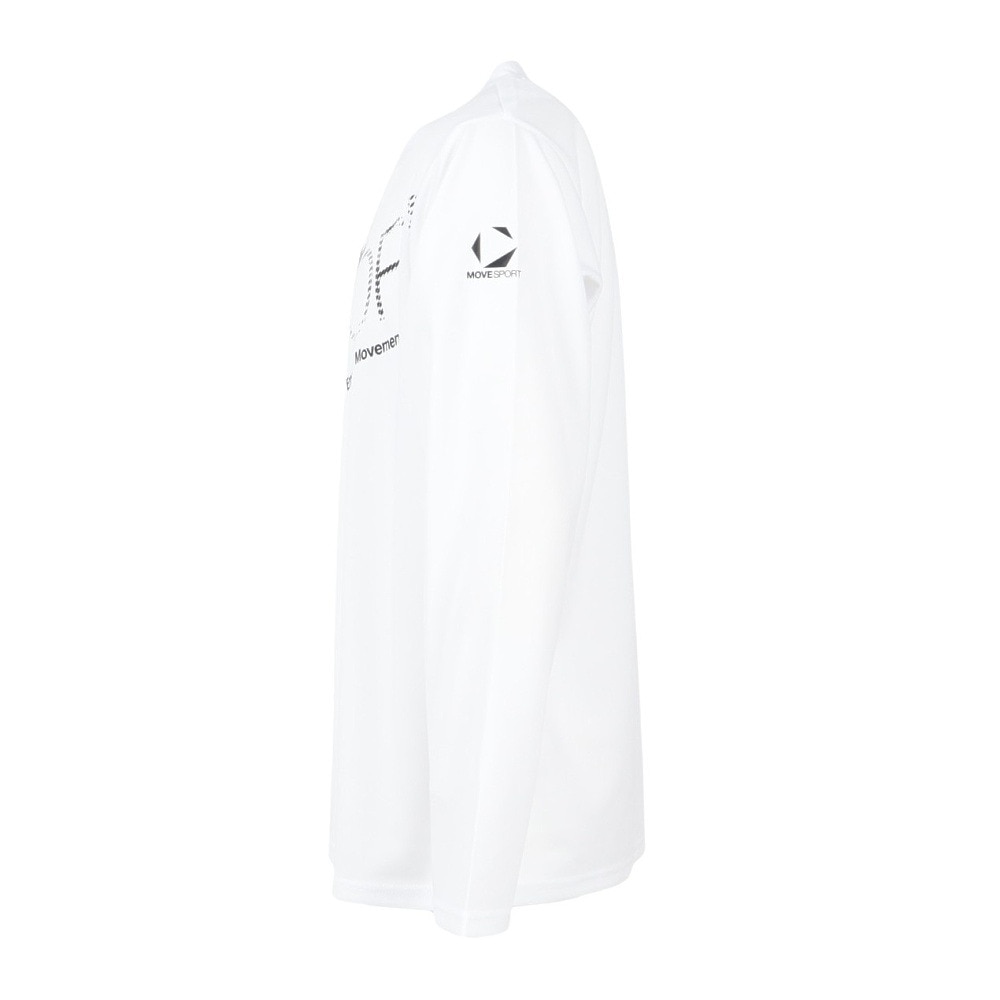 デサント（DESCENTE）（メンズ）ドライメッシュ ビックロゴ長袖シャツ ST5FLT00M WH00
