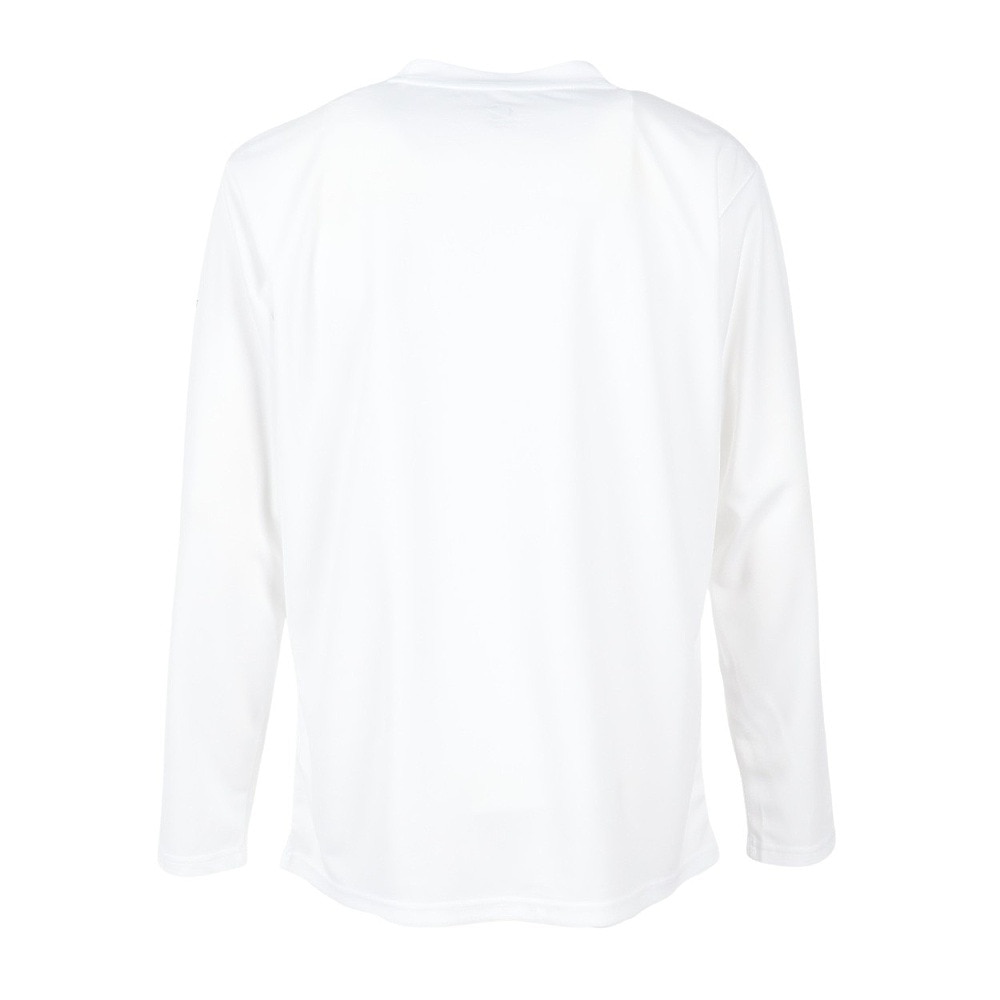 デサント（DESCENTE）（メンズ）ドライメッシュ ビックロゴ長袖シャツ ST5FLT00M WH00