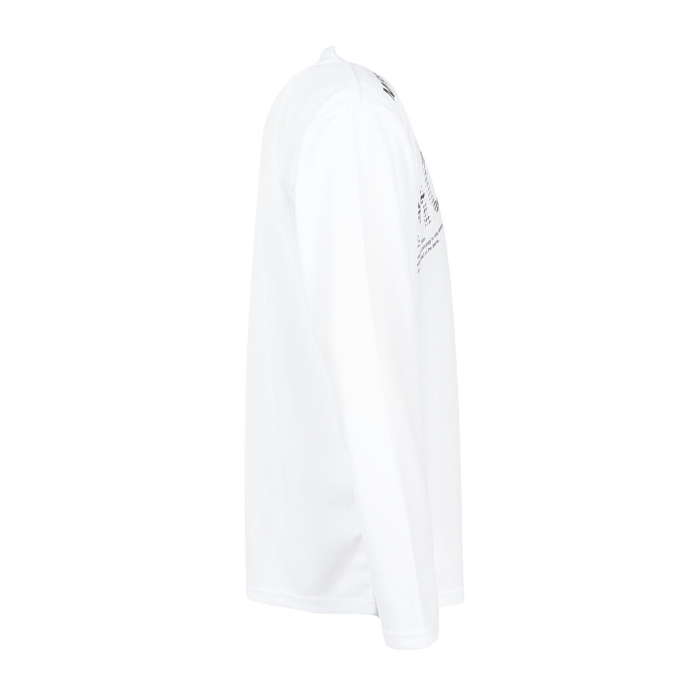 デサント（DESCENTE）（メンズ）ドライメッシュ ビックロゴ長袖シャツ ST5FLT00M WH00